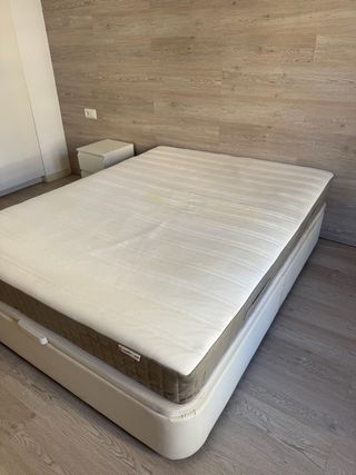 Cama abatible Ikea 150x180 cm - blanco