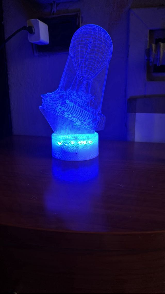 Lampada 3D multicolor