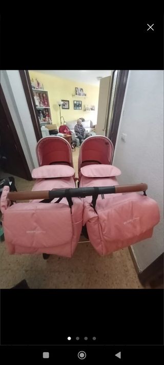 Carro gemelar Bebé 