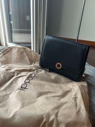 Borsa ippocampo nera