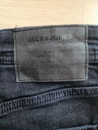 Jeans Jack&Jones negros, talla S