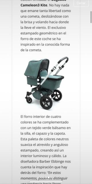 Bugaboo Cameleon 3 Kite - Carro bebé