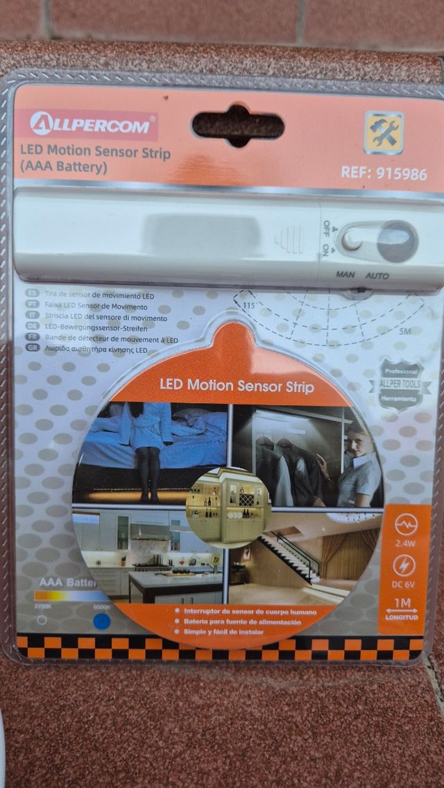 Tira LED ALLPERCOM con sensor de movimiento