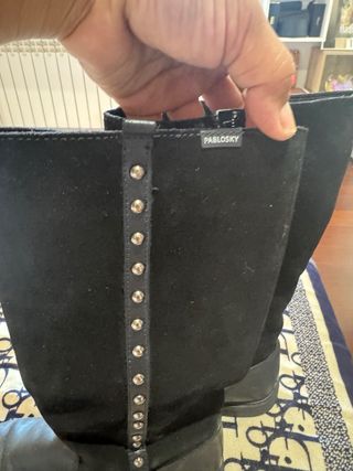 Botines Pablosky niña 39 negros
