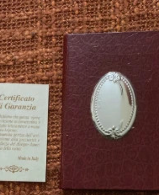 Rubrica telefonica argento 925