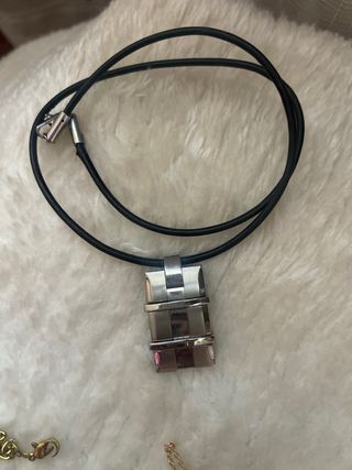 Lote de bisutería plata/negro