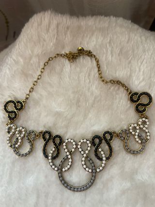 Lote de bisutería plata/negro