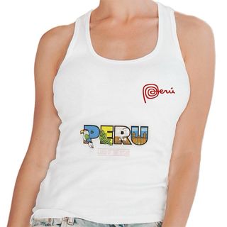 Camisetas Tirantes Perú Mujer