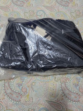 Bolso negro pelo borreguillo