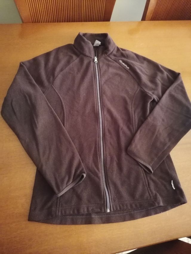 Chaqueta Polar Quechua marrón mujer