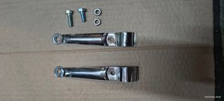 Suporte Farol Cromado - 13cm