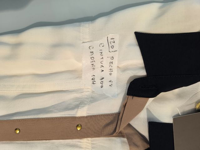 Camisa Cortefiel tricolor talla 44