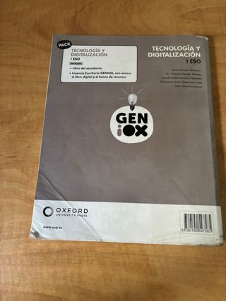 Tecnología y Digitalización I ESO. Libro del es...