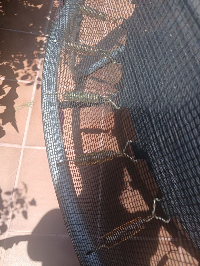 Cama elástica infantil - Rosa y Negra