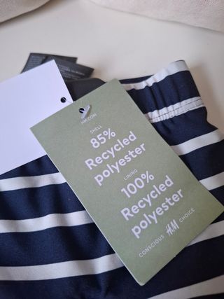 Costume da bagno bimbo a righe h&m 