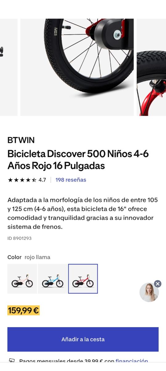 Bicicleta infantil BTWIN - Decathlon