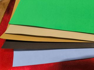 Fogli Eva e feltro colorati