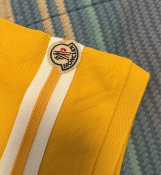 Polo Moncler Uomo Gialla