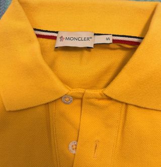 Polo Moncler Uomo Gialla