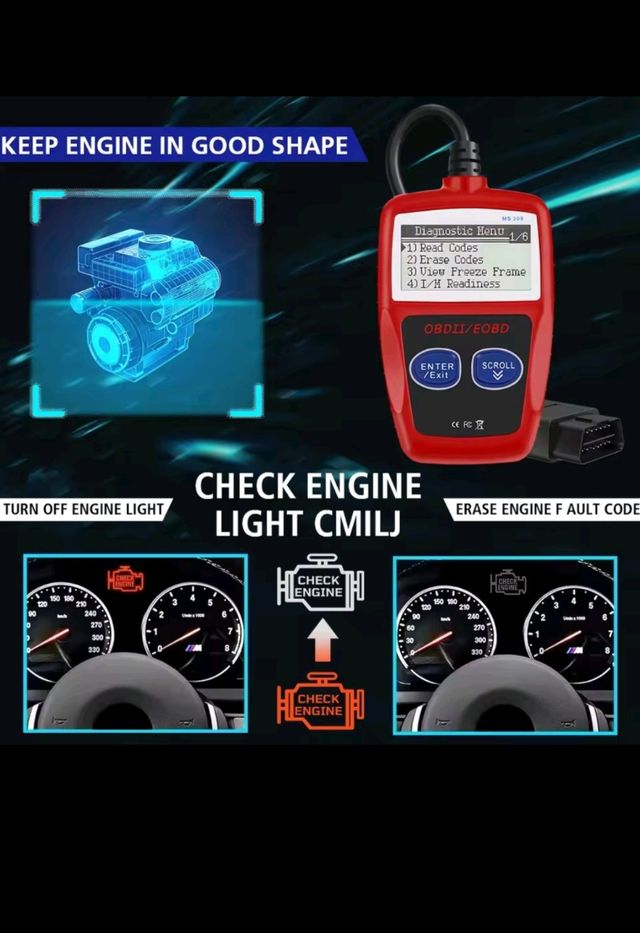 OBDII Lector de Códigos Coche