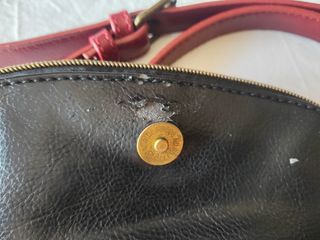 Bolso Desigual bandolera negro-rojo