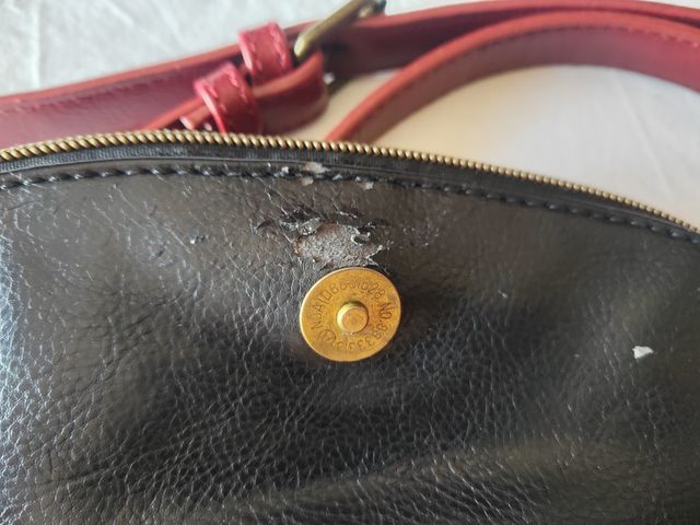 Bolso Desigual bandolera negro-rojo