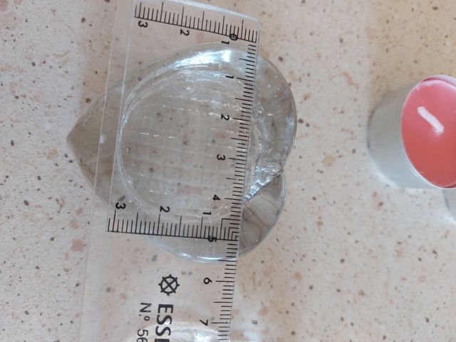 2 Portavelas corazón y trebol de cristal