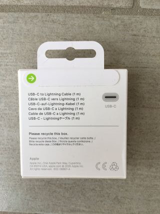 Cavo Apple USB-C Lightning (1m)