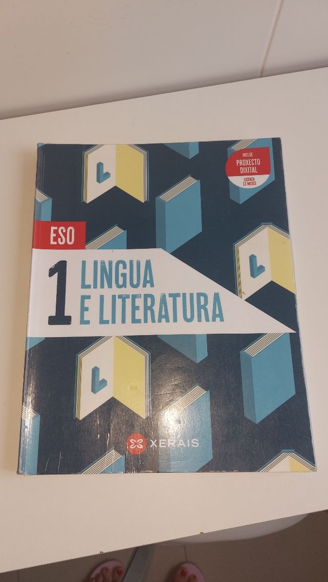 Lingua e literatura 1 de la ESO. Sin subrayar.
