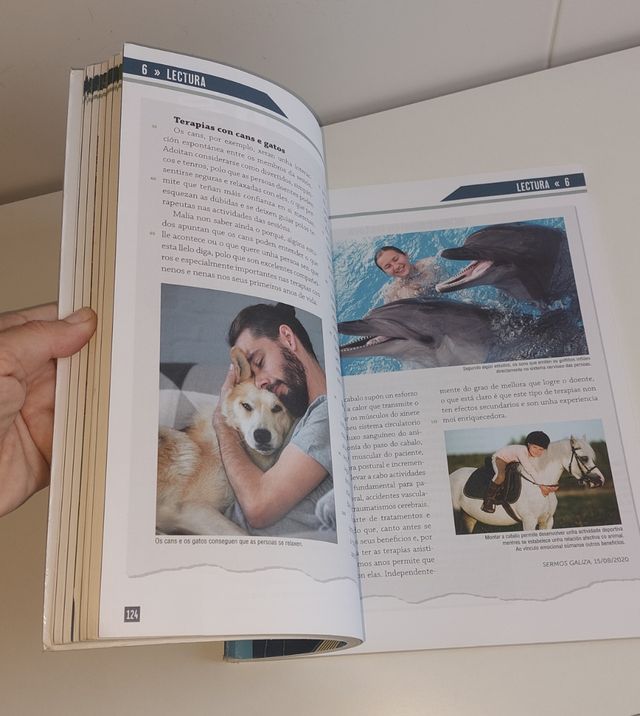 Lingua e literatura 1 de la ESO. Sin subrayar.
