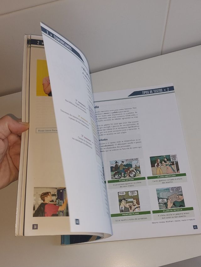 Lingua e literatura 1 de la ESO. Sin subrayar.
