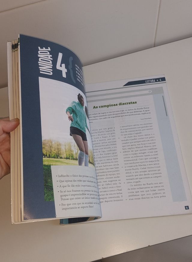 Lingua e literatura 1 de la ESO. Sin subrayar.
