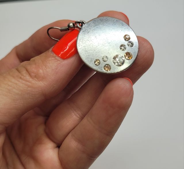 Pendientes redondos multicolor