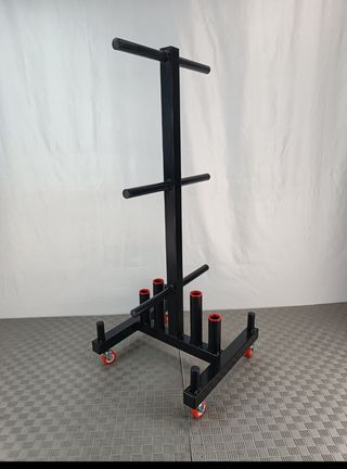 Soporte para discos de pesas y barras