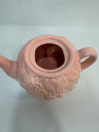 Tetera rosa Geneviève Lethu vintage