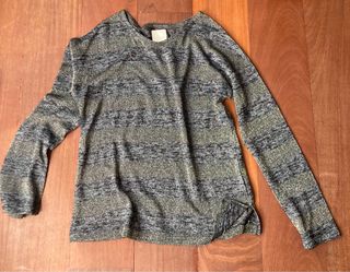 Jersey GOCCO talla 13- 14 años gris y dorado