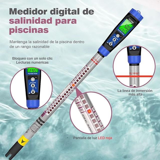 Medidor Salinidad Piscina YITAHK