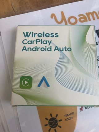 Adaptador inalámbrico CarPlay Android Auto