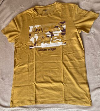 Camiseta Jack & Jones M amarilla