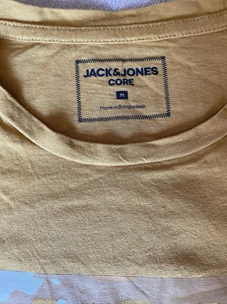Camiseta Jack & Jones M amarilla