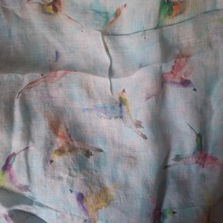 Cortinas translúcidas - pájaros de 160 cm