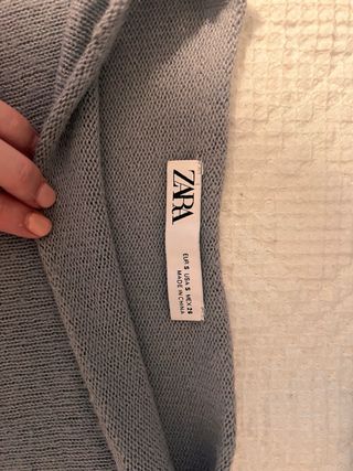 Jersey Zara gris Talla S