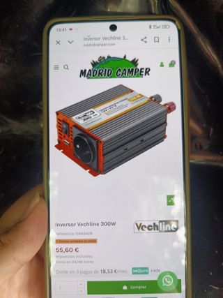 Inversor VechLine 300W/600w