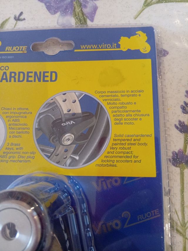 Blocca Disco Viro: Antifurto Moto/Scooter