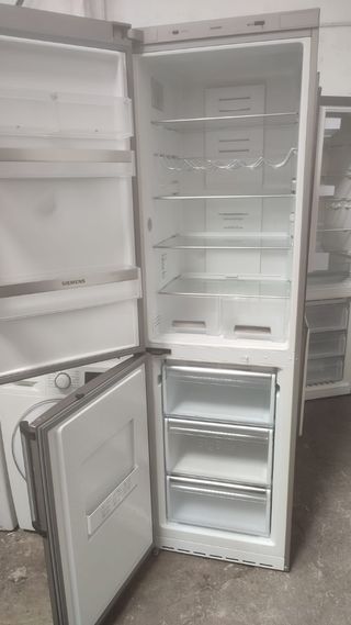 Nevera Siemens 2m - Refrigerador acero inoxidable