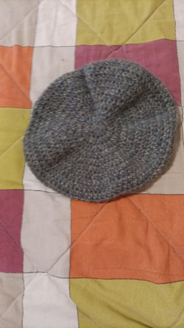 Chaqueta lana gris artesanal + gorro