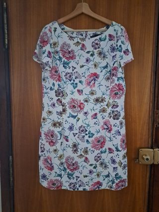 Vestido Zara XL - Floral