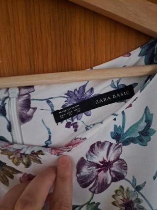 Vestido Zara XL - Floral