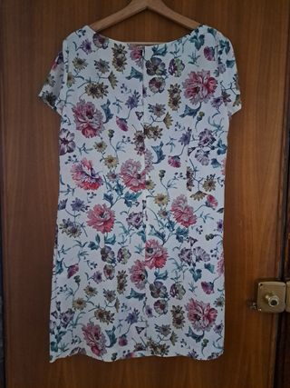 Vestido Zara XL - Floral