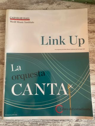 Libro Link Up: La orquesta CANTA